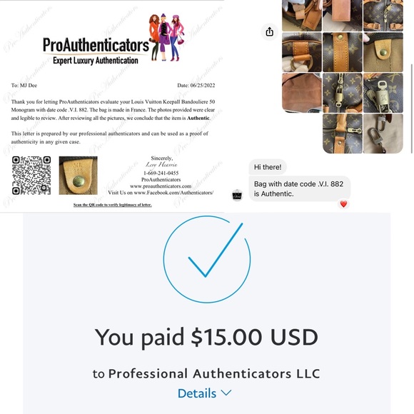 Louis Vuitton Vintage Keepall Bandouliere 50 Monogram Travel Bag - Picture 16 of 16